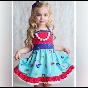 Brand new never worn Zoe adalyn boutique mermaid dress sz 10